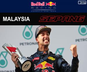 yapboz Daniel Ricciardo, Malezya Grand Prix 2016